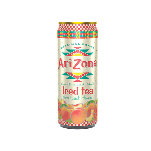 Arizona thé noir pêche - 330 ml x 12 pc