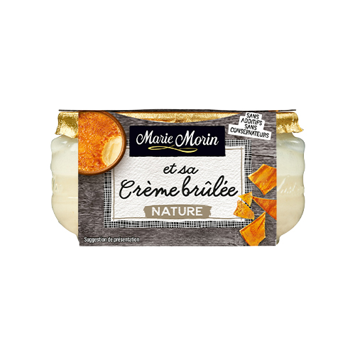 Crème brûlée nature Marie Morin - 130 g x 6 pc