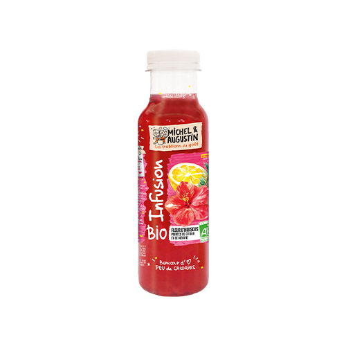 Infusion d'hibiscus et citron-menthe bio - 330 ml x 12 pc