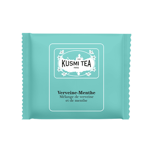 Infusion verveine-menthe poivrée bio Kusmi Tea - 2 g x 25 pc - Distributeur  alimentaire snacking