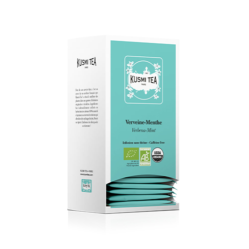 Infusion verveine-menthe poivrée bio Kusmi Tea® - 2 g x 25 pc