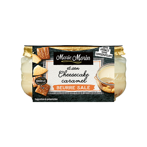 Cheesecake caramel beurre salé Marie Morin - 100 g x 6 pc