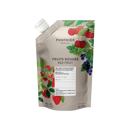 Purée fruits rouges Ponthier - 1 kg
