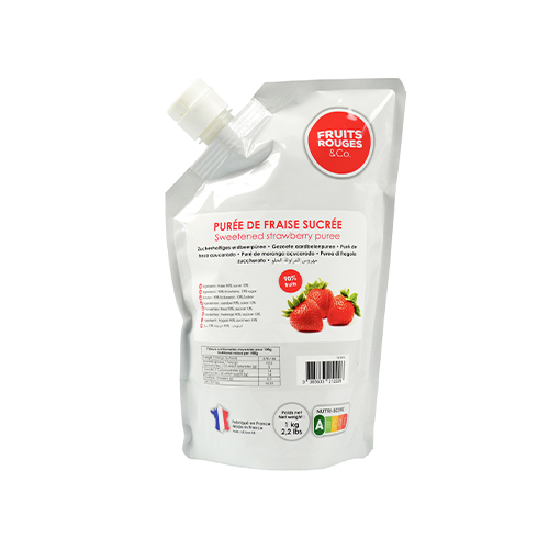 Purée de fraise pasteurisée - 1 kg