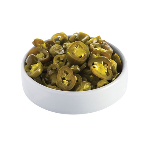 Jalapeños verts rondelles - 3 kg (1.5 kg PNE)