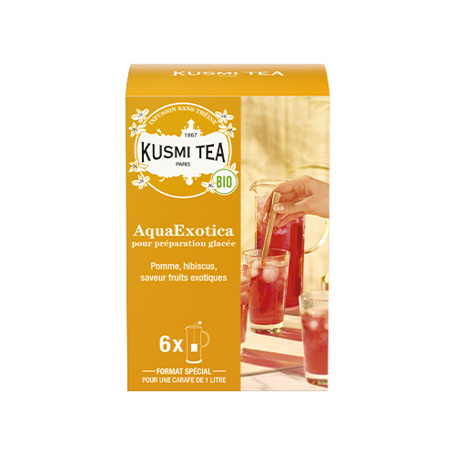 Mélange thé glacé AquaExotica bio Kusmi Tea - 8 g x 6 sachets