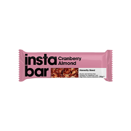 Barre cranberry & amande Instabar - 35 g x 16 pc