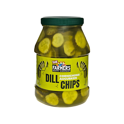 Gros cornichon aigre doux rondelles - 2,300 kg (1.15 g PNE)