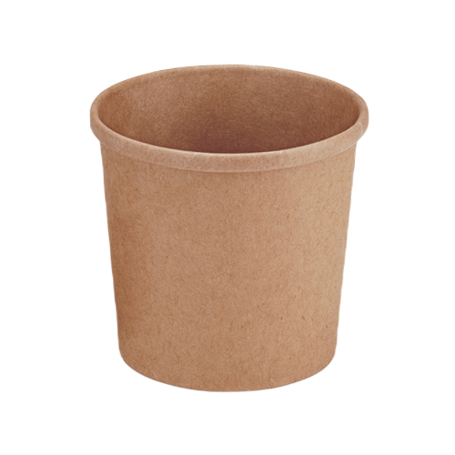 Pot à soupe carton kraft brun 350 ml - 25 pc