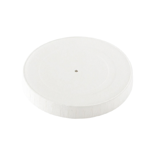 Couvercle carton blanc pour gobelet 120 ml 63 mm - 1 000 pc