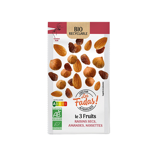 Mélange bio Le 3 Fruits - Les Fadas - 40 g x 48 pc