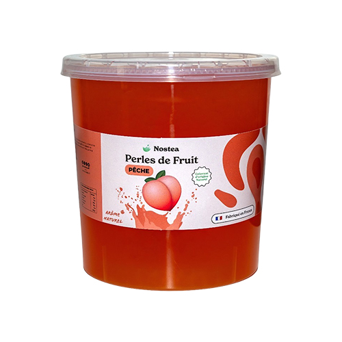 Perles de fruits pêche Nostea - 3,2 kg (2,1 kg PNE)