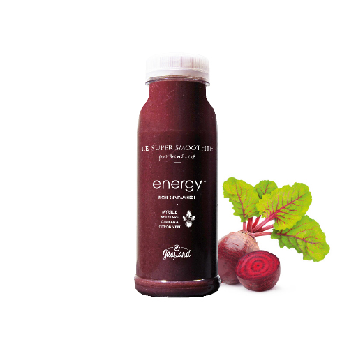 Smoothie Energy myrtille-guarana-vit. B Gaspard - 250 ml x 6 pc