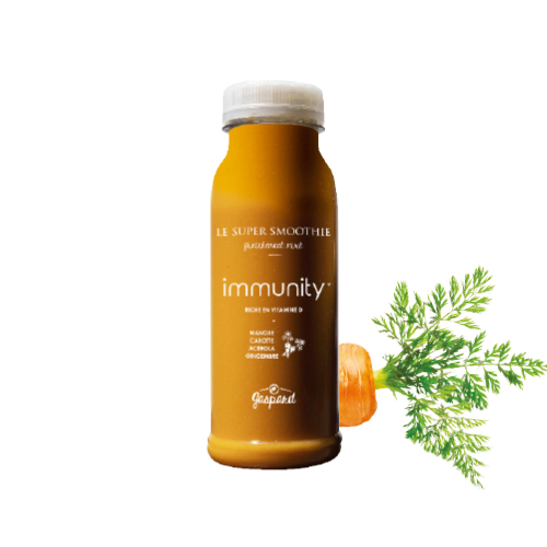 Smoothie Immunity orange-carotte-vit. D Gaspard - 250 ml x 6 pc 