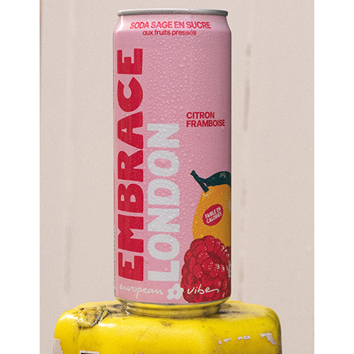 Soda citron framboise - Embrace 330 ml x 12 pc