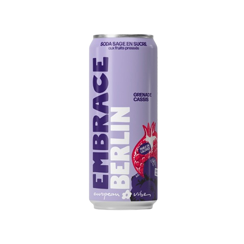 Soda grenade cassis - Embrace 330 ml x 12