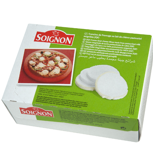 Chèvre tranché diam. 7.8 cm IQF - 500 g x 8 pc 