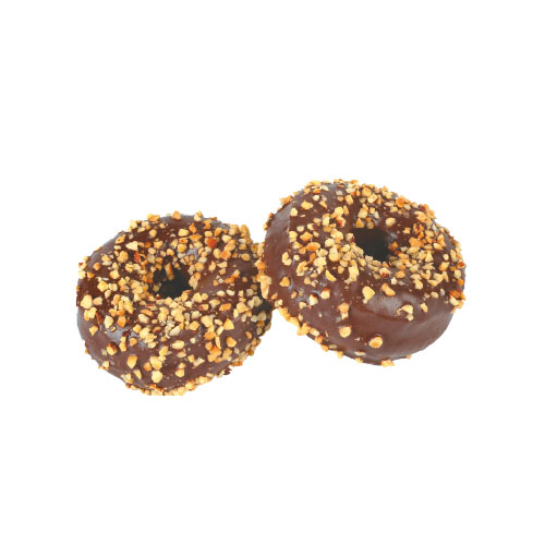 Donut choco-noisette Dots - 64 g x 36 pc