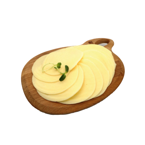 Mozzarella tranchée diam. 7 cm IQF - 500 g x 8 pc 