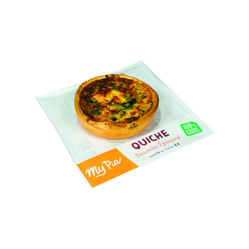 Quiche saumon-épinard My Pie - 190 g x 48 pc