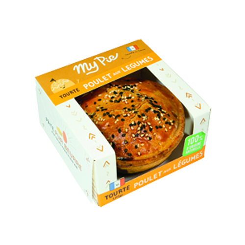 Tourte poulet-légumes My Pie - 170 g x 36 pc