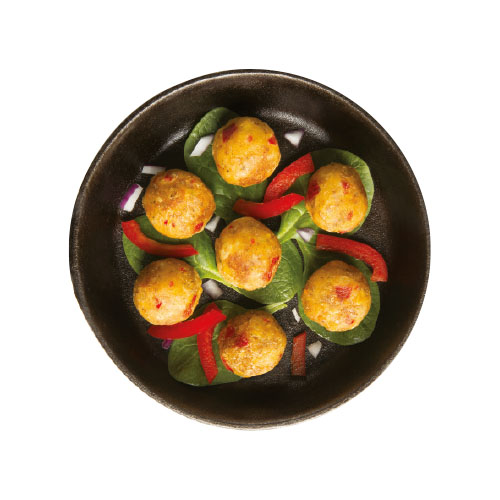 Boulettes de pois chiches bio IQF - 15 g x 240 pc 