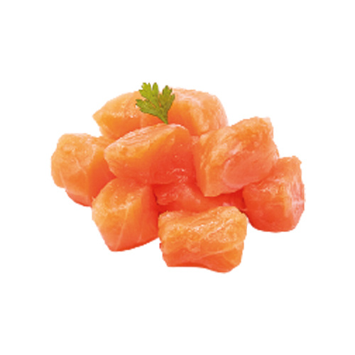 Cubes de saumon cru - 500 g x 4 pc