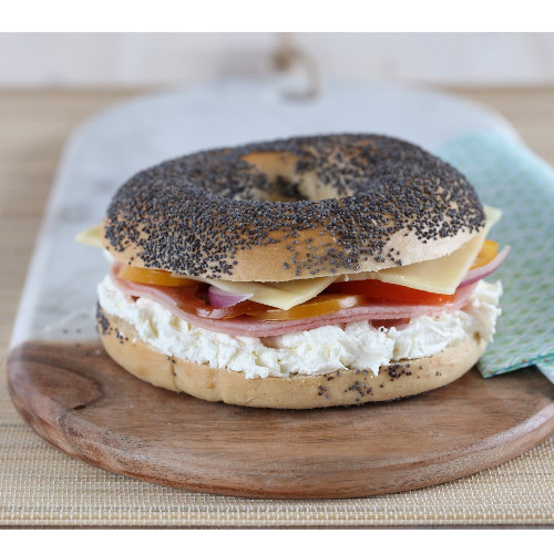 Bagel pavot 12.5 cm - 125 g x 48 pc