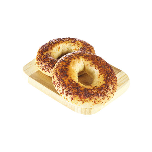 Bagel cheddar 12.5 cm - 125 g x 48 pc