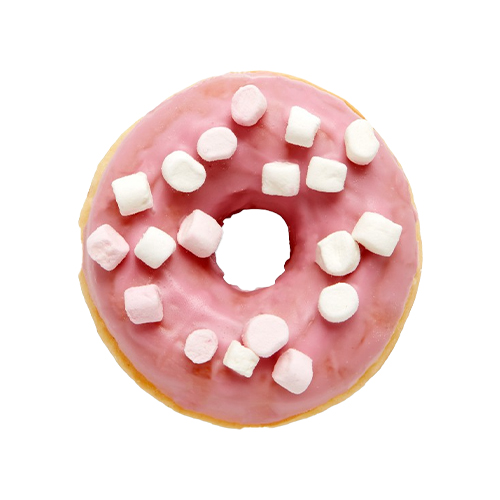 Donut pink marshmallow Dots - 59 g x 36 pc