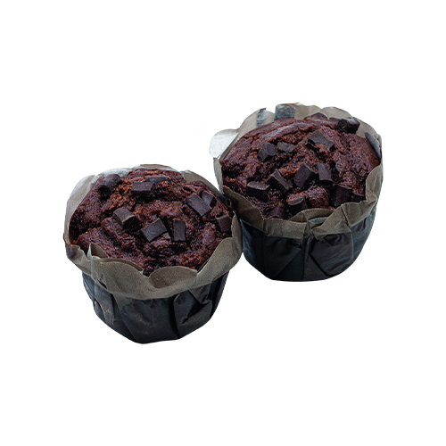 Muffin cacao pépites de chocolat noir - 85 g x 50 pc