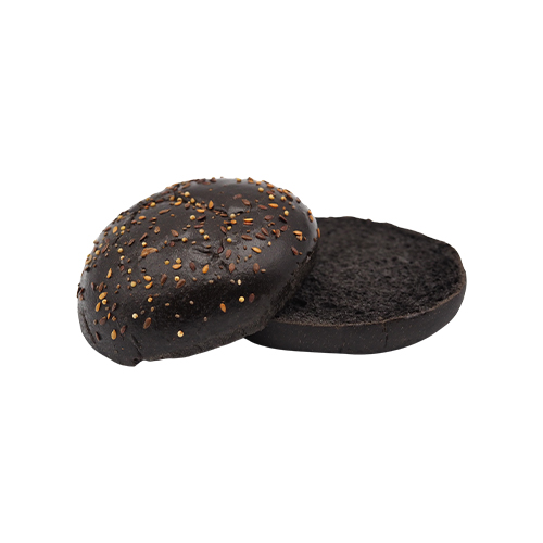 Pain burger encre de seiche - 80 g x 30 pc (5 x 6 pc)