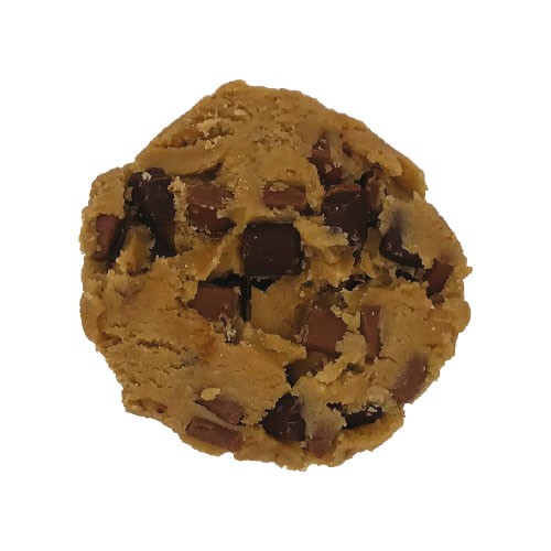 Cookie cru chocolat lait et noir - 83 g x 80 pc