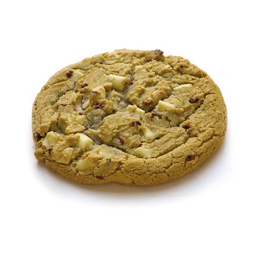 Cookie cru cranberry chocolat blanc - 83 g x 80 pc