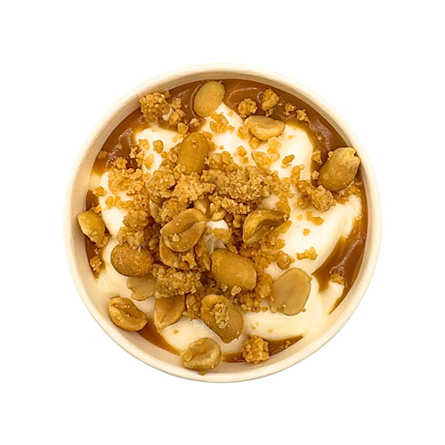 Sundae coulis caramel topping cacahuètes - 90 g x 24 pc
