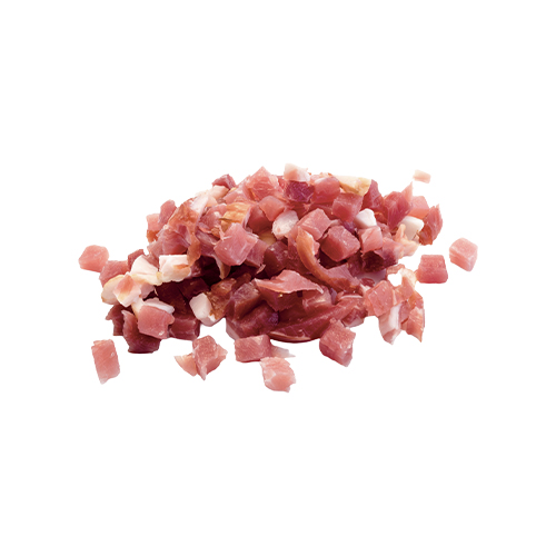 Lardon cru fumé étuvé 3 x 3 mm - 1 kg