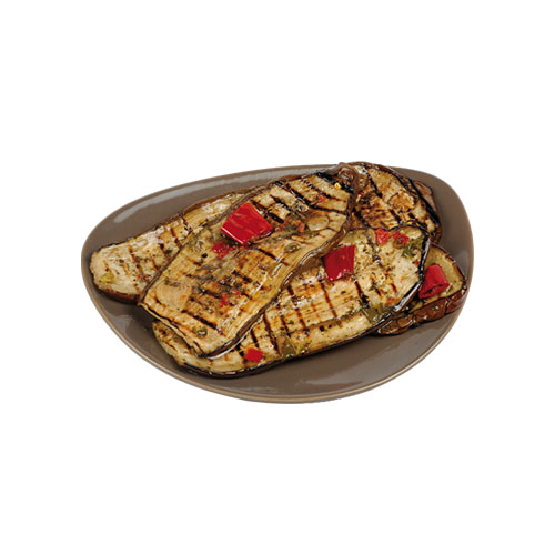 Aubergines grillées à l'huile de tournesol 1,1 kg (PNE 690 g)