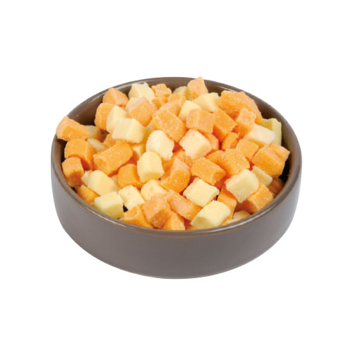 Mix edam mimolette cubes 10 x 10 mm - 1 kg