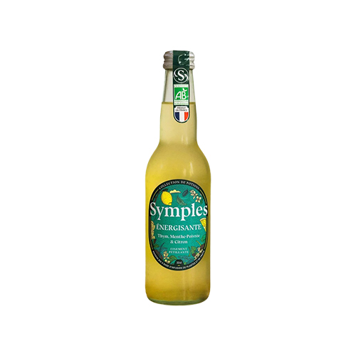 Infusion pétillante énergisante bio Symples - 330 ml x 12 pc