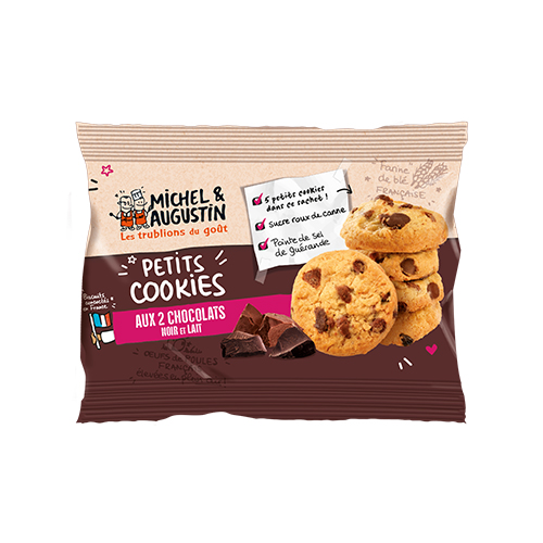 Petits cookies 2 chocolats - 35 g (5 mini cookies) x 11 pc