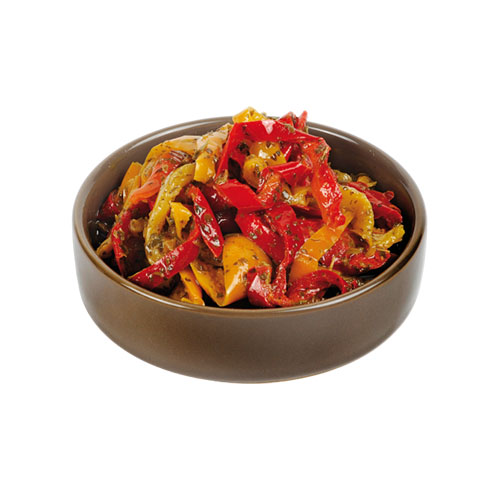 Poivron rouge et jaune mariné lanières - 1,7 kg (1,45 kg PNE)