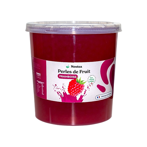 Perles de fruits framboise Nostea - 3,2 kg (2,1 kg PNE)