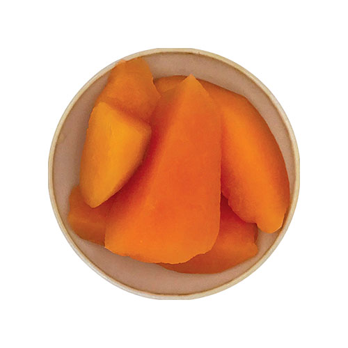 Melons morceaux Charentais IQF - 1 kg x 5 pc