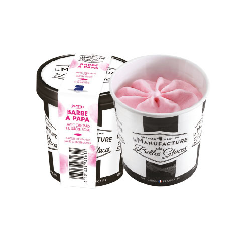 Glace barbe à papa - 78 g x 12 pc