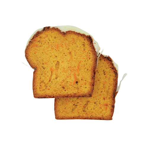 Cake carotte nappé citron prétranché - 1,35 kg (14 parts) x 2 pc