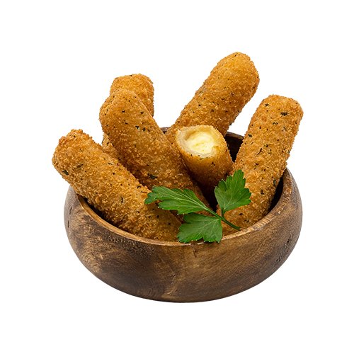 Sticks de mozzarella panés préfrits - 1 kg x 6 pc