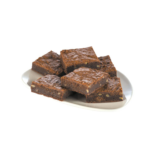 Brownie noix de pécan prédécoupé - 2.4 kg (80 g x 30 parts)