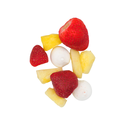 Mix smoothie fraise-ananas-coco IQF - 33 x 150 g