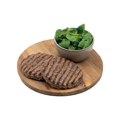 Steak haché marqué cuit à cœur VBF IQF - 50 g x 100 pc