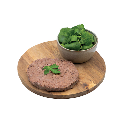 Steak haché cuit à cœur façon bouchère VBF IQF - 100 g x 25 pc